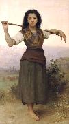 William-Adolphe Bouguereau The Shepherdess